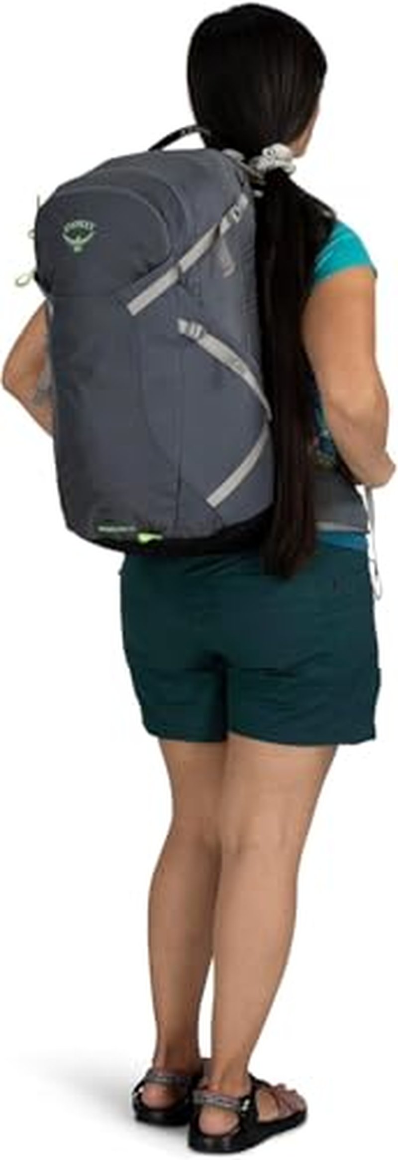 Osprey Sportlite 25L Lightweight Hiking Backpack for Men and Women, Pine Leaf Green, S/M