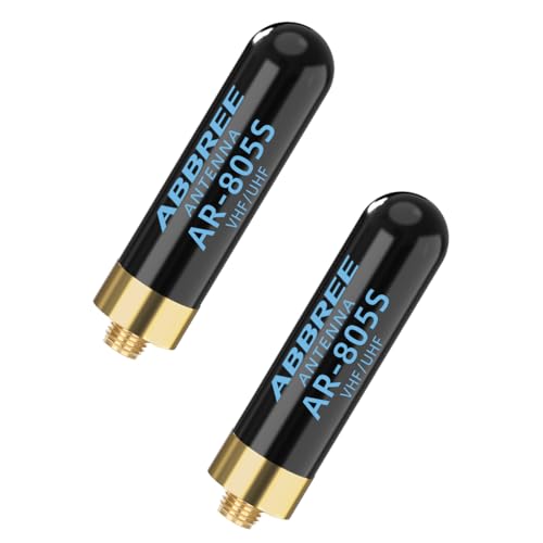 Ham Radio Antenna Dual Band VHF/UHF 144/430MHz - Black, 2 Pack