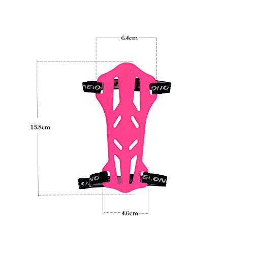 Archery Arm Guard - Soft Rubber Protector for Youth - Pink