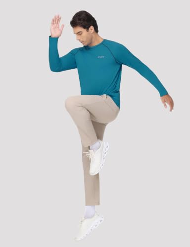 baleaf Men's UPF 50+ Sun Protection Shirts Long Sleeve Rash Guard