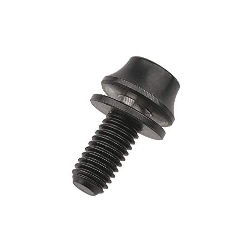 Wanyifa Black Titanium M5x12mm Bicycle Water Bottle Cage Bolt Pack of 4