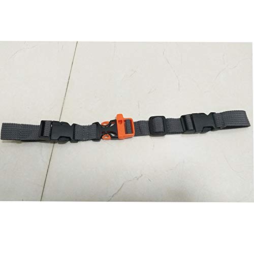 Universal Backpack Sternum Strap - Adjustable Nylon Chest Belt - Wolf Grey