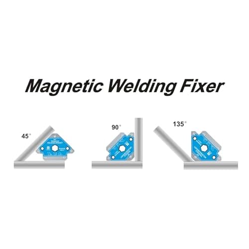 110 LB Welding Magnets Clamp Sets-4 Pieces of Magnetic Welding Holder 110 LBS Holding Power Welder Tools and Accessories
