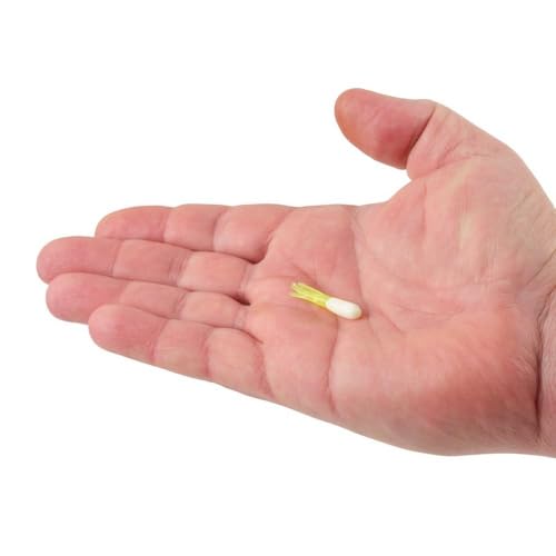 PowerBait Atomic Tubes Soft Plastic Fishing Bait - White Chartreuse, 1 1/4"