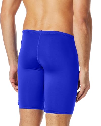 TYR TYReco Men's Royal 32 Jammer Swimsuit - Chlorine Resistant Compression Swimwear for Racing & Lap Swimming