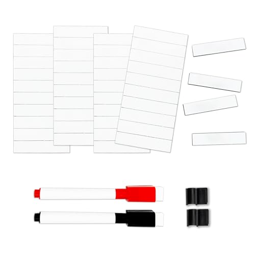 Baseball Lineup Magnets - 40 Pcs Reusable Magnetic Board Pieces