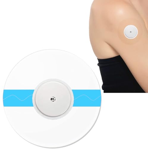 Freestyle Libre 2 Sensor Covers - 20 Pack, Waterproof Adhesive Patches for Libre 2, Blue