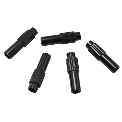 5 Bike Cable Adjusters - Inline Tension Adjuster Screws, Black