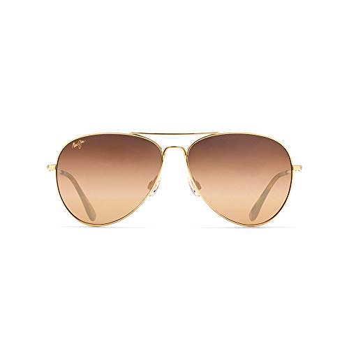 Polarized Teardrop Sunglasses for Men & Women - Gold/HCL Bronze