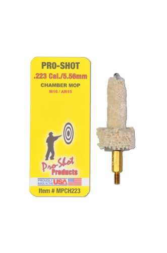 Bore Mop for .35-.40 Caliber - 100% Cotton with Brass Core