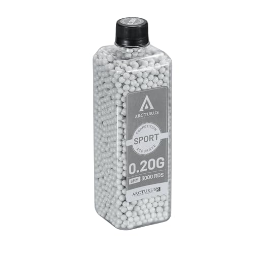 Accurate Match Grade Airsoft Pellets - 3000 Rounds, 0.20g BBs
