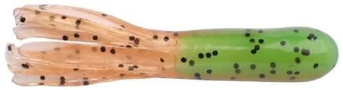 PowerBait Atomic Tubes Fishing Soft Bait - Grasshopper, 1.5"