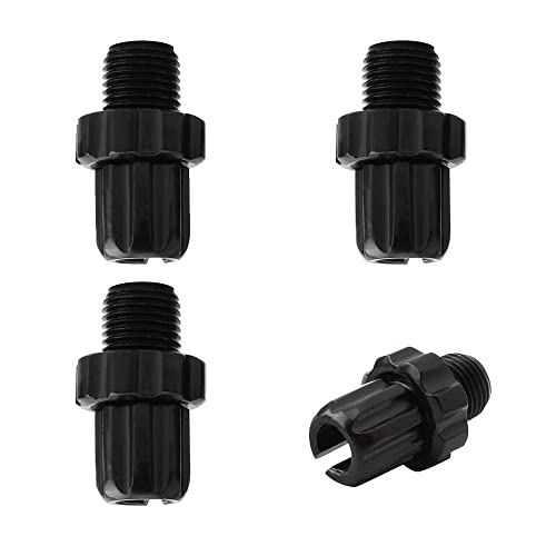 Aluminum Brake Lever Adjustment Screws - Black, 4 Pcs