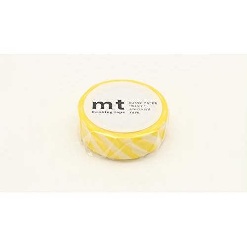MT Masking Tape 1P Stripe Lemon Washi Masking Tape - Lemon
