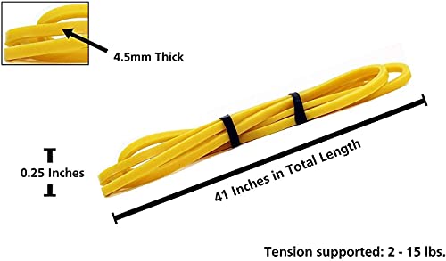 Heavy Duty Resistance Loop Bands - Powerlifting & Assisted Pull Ups - Yellow