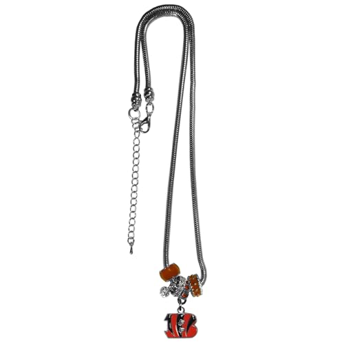 Cincinnati Bengals Euro Bead Necklace - NFL Team Jewelry