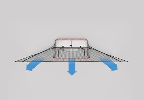 Hockey Goal Backstop GEN 2 - 14ft Wide, Folds Away for Easy Storage