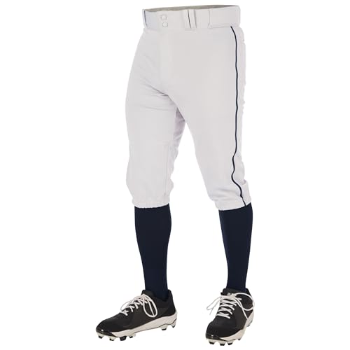 Champro Triple Crown 2.0 Knickers Baseball Pants - White/Navy, Medium