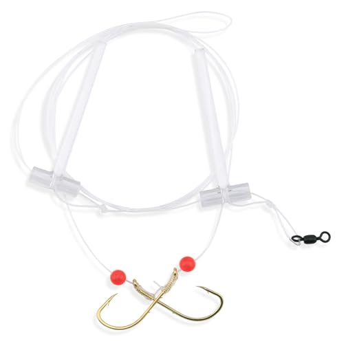 Aqua Clear Saltwater Fishing Rig - Red Beads, 1 Count