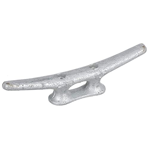 6-Inch Galvanized Cast Iron Dock Cleat for Docks & Seawalls