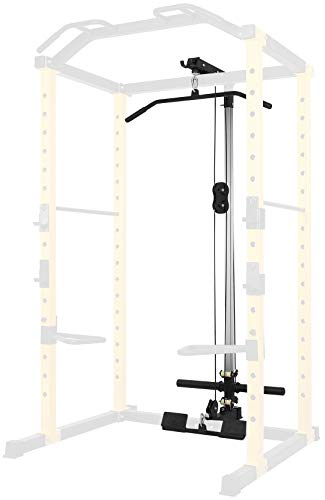 Adjustable Power Rack Attachment - Lat Pulldown V1 for Home Gym