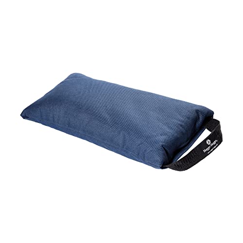 10lb Yoga Sandbag - Durable Navy Weight Bag with Zippered Cover
