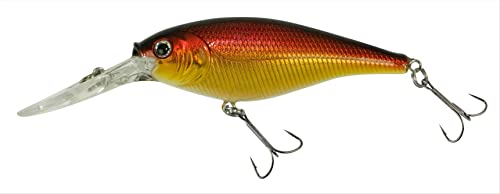 Flicker Shad Fishing Lure - Black Gold Sunset, 2in, 3/16 oz