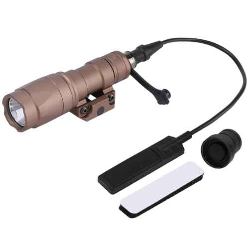 Tactical Flashlight Rifle Weapon Light M300A -Mini LED Tactical Light with Pressure Switch, 400 Lumens Flashlight for Picatinny Rails