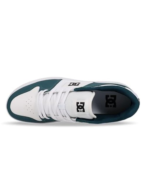DC Men's Manteca 4 Skate Shoe, Teal/White/Black, 6