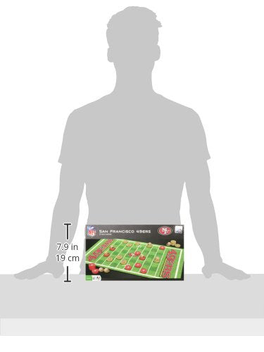 NFL San Francisco 49ers Checkers Board Game - 13" x 21"
