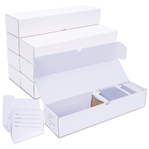 Trading Card Storage Box - 8-Pack for 8000 Cards with Dividers