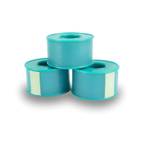 Areza Medical, Silicone Tape, Non-sterile, Hypoallergenic, with Perforations Every 1 cm, 1" x 5.46 yds. (2.5 cm x 5 m) - 3 Rolls per Box