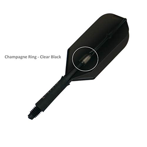 Plastic Champagne Rings for L-Style PRO Dart Flights - Clear