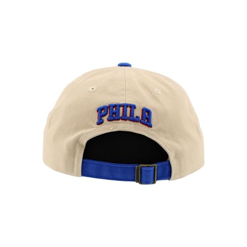 Philadelphia 76ers Adjustable Dad Hat - Stone