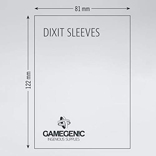 Asmodee Matte Card Sleeves 81x122 mm for Dixit & Mysterium - Pack of 90