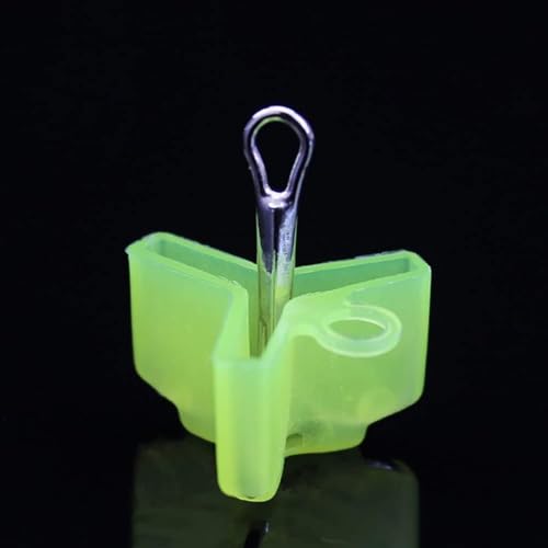 100 Pcs Yellow Treble Hook Covers - Fishing Safety Caps