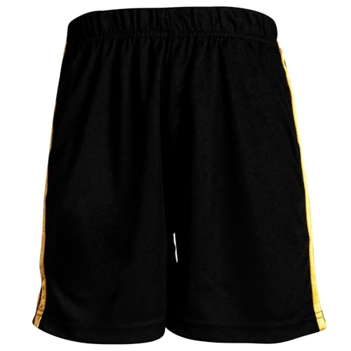 Kids Soccer Jersey Kit with Shorts - Special Dragon Edition, Black, 164 (10-11 Years) - PURESTOF