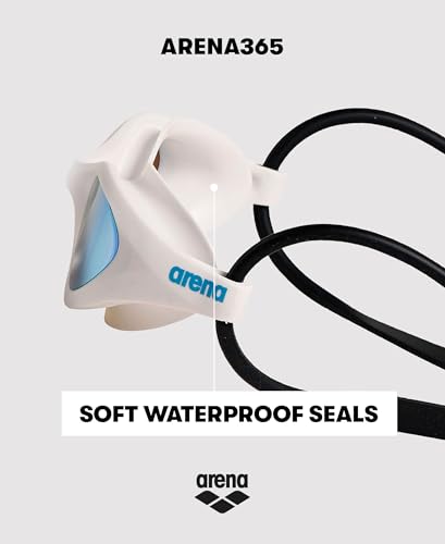 ARENA Unisex Adult Swim Goggles Anti-Fog Clear/Gray Blue - Comfortable Fit