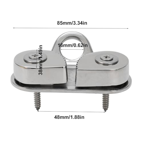 Cunyuer Marine-Grade 316 Stainless Steel Cam Cleat for 3-15mm Ropes - Variation 1