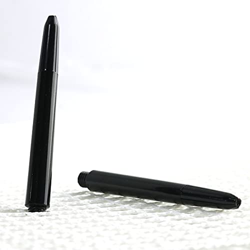 50 Pack Plastic Dart Shafts with Standard 2BA Thread - Black