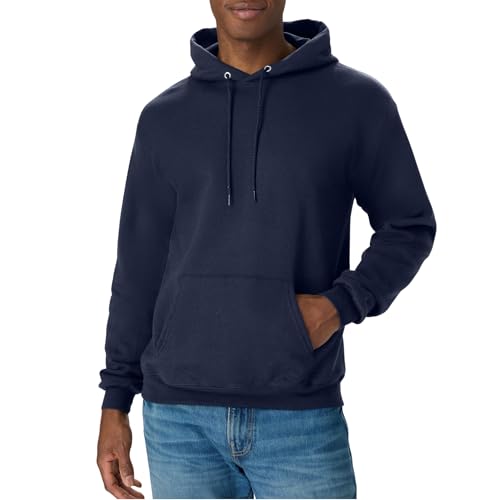 Men's EcoSmart Fleece Hoodie - Midweight Pullover Sweatshirt
