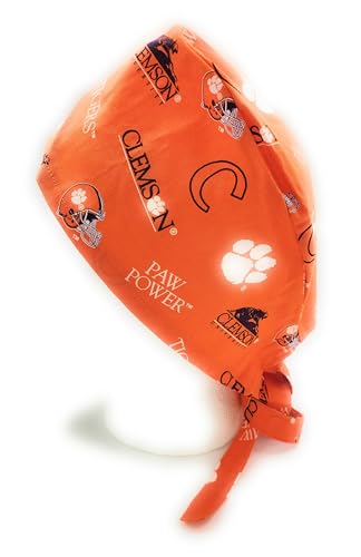 Cotton Scrub Hat with Sports Prints - Handmade Do-Rag Cap