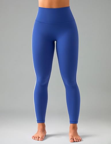 Colorfulkoala Women's High Waist Yoga Leggings with No Front Seam 25" Inseam