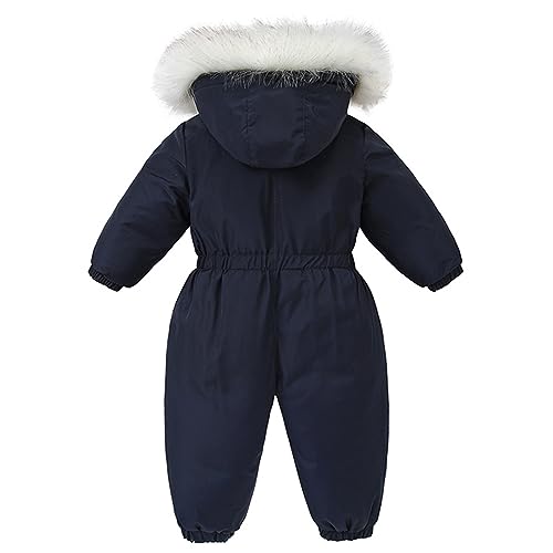Baby Boy Snowsuit Toddler Winter Coat & Snow Suit 12-24 Months Blue