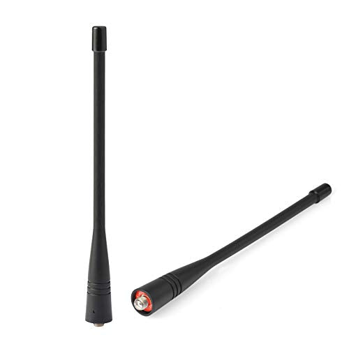 2-Pack SMA Female Antenna for UHF 400-470MHz Walkie Talkies