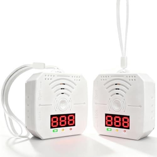2 Pack Travel Carbon Monoxide Detector with Battery Operated,Portable co2 Detector Alarm for Home, Car, RV | Advanced Sensors, LCD/LED, Low Battery Warning | 85 Decibel Monoxide Alert