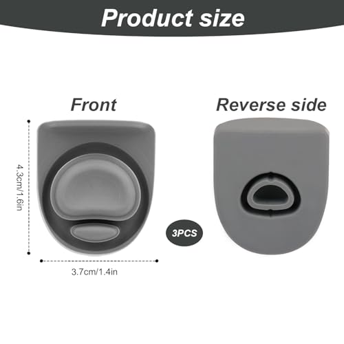 Silicone Water Bottle Stopper Replacements - 3 Pack Leak-Proof Gaskets