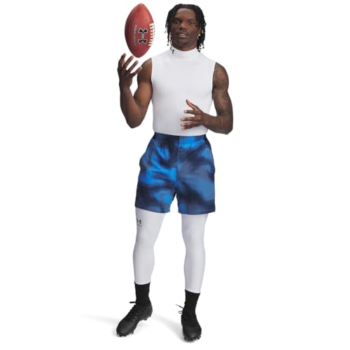 Under Armour HeatGear Armour Compression Sleeveless Mock Top Medium White/Black Men