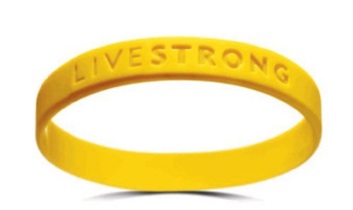 Yellow Silicone Awareness Bracelet - Adult Size