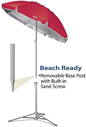 Wondershade Ultimate Portable Sun Shade Umbrella - Lightweight Adjustable Patio & Beach Umbrella (Navy)